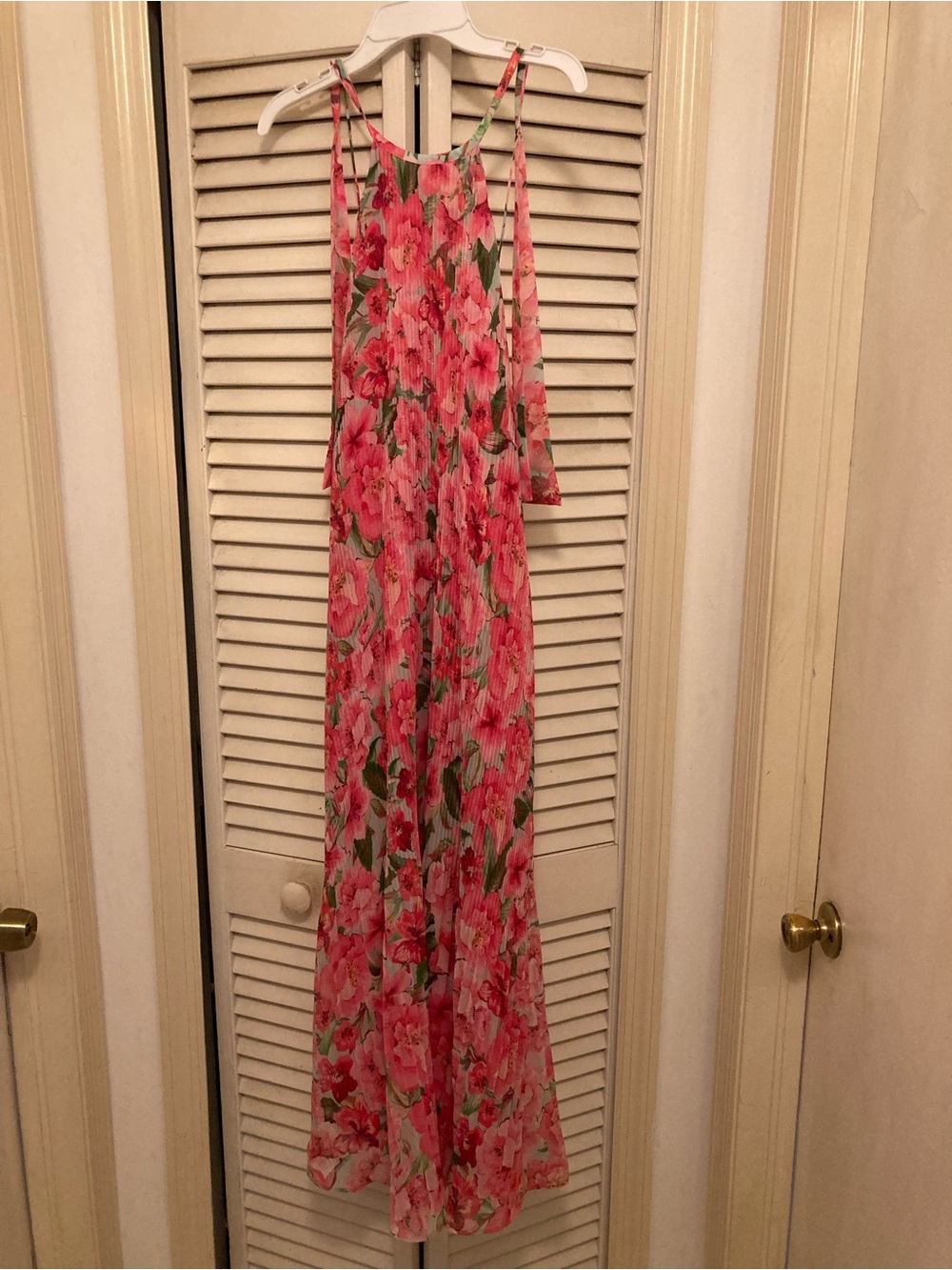 Zara Floral Pink Maxi Dress